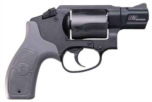 Picture of Smith & Wesson M&P 38 Bodyguard *MA Compliant 38 S&W Spl +P 5 Round 1.88" Black Stainless Steel Black Aluminum Gray Polymer Grip 12057