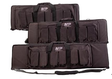 Picture of M&P Accessories Pro Tac Gun Case 42" Black Nylon w/ Full Length External Pocket & 6 Magazine Pouches 110025