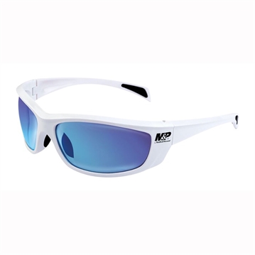 Picture of Smith & Wesson M&P WHITEHAWK WHITE FRAME/BLUE MIRROR LENS GLASSES 110173