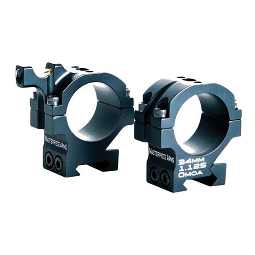 Picture of MPA Precision Machined Scope Rings 34mm Med 1.06" Black RING341060