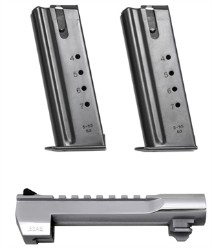 Picture of Magnum Research Replacement Barrel Conversion Kit 50 AE Fits Desert Eagle Mark XIX 6" Chrome Polished Steel BMCP506PC