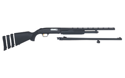 Picture of Mossberg 500, Super Bantam Compact, Pump Action, 20 Gauge, 3" Chamber, 22" & 24" Rifled Barrel, AccuSet Chokes, Blue Finish, Synthetic Stock, Adjustable Sights, 5Rd 54250
