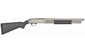 Picture of Mossberg 590A1, Mariner, Pump Action, 12 Gauge, 3" Chamber, 18.5" Heavy Wall Barrel, Marinecoat Finish, Synthetic Stock with M-Lok Forend, 6Rd, Bead Sight 50767