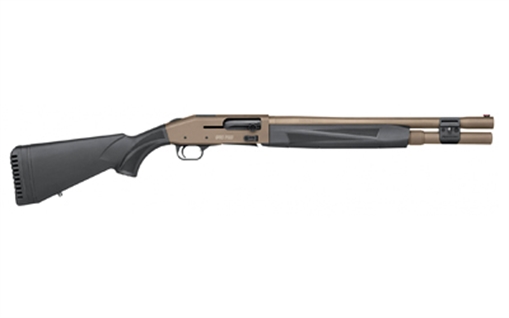 Picture of Mossberg 940, Pro Tactical, Semi-automatic, 12 Gauge 3" Chamber, 18.5" Barrel, Synthetic Stock, Optics Ready, Fiber Optic Front Sight, Cerakote Finish, Flat Dark Earth, 7 Rounds 85172