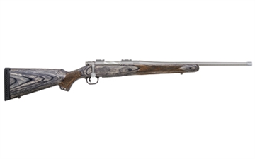 Picture of Mossberg Patriot, TALO, Bolt Action Rifle, 400 Legend, 20" Fluted and Threaded Barrel, Cerakote Finish, Silver, Gray Laminate Stock, 4 Rounds 28196