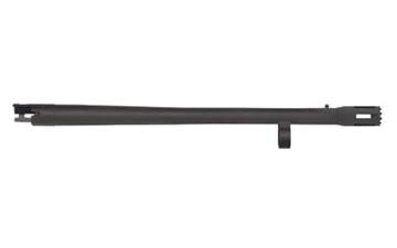 Picture of Mossberg OEM 12 Gauge 18.50" Security Barrel w/Bead Sight, Cylinder Bore, Breacher & Matted Blued Finish, For Use w/Remington 870 (Not Compatible w/Remington 870 12 Gauge 3.5" Magnum Model 93356