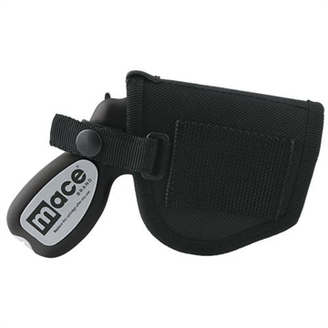 Picture of Mace Pepper Gun Holster OWB Black Nylon Belt Loop Compatible w/ Pepper Spray Gun 80105