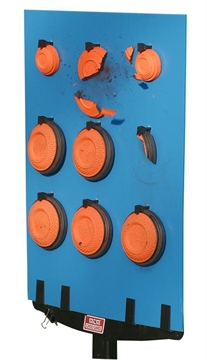 Picture of MTM Bird Board with 18 Clay Target Clips Blue 6/ct TB-BB6
