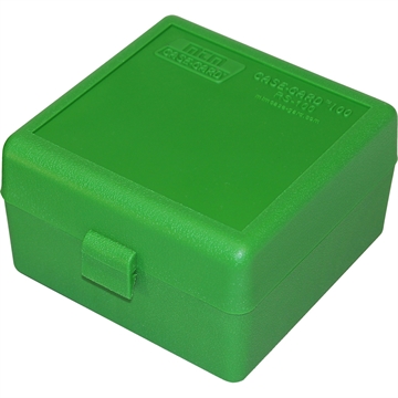 Picture of MTM Case-Gard Ammo Box Flip-Top 223Rem/204Ruger Green Polypropylene 100rd RS10010