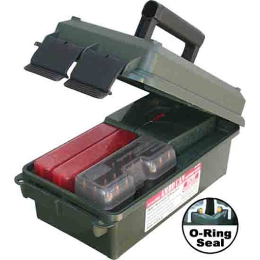 Picture of MTM Case-Gard Ammo Can Multi-Caliber Rifle/Handgun Forest Green Polypropylene AC30C11