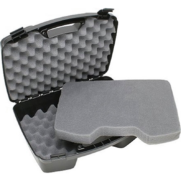 Picture of MTM Case-Gard Handgun Case Black Polypropylene Holds 4 Handgun w/ up to 8" Barrels & 6 Sub-Compacts w/ Magazines 81140