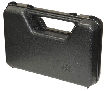 Picture of MTM Case-Gard Single Handgun Case made of Polypropylene w/ Black Finish Foam Padding Hinge & Latches 9" x 5.60" x 2" Interior Dimensions 803R