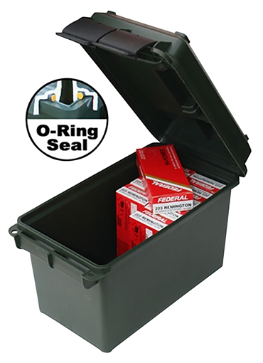 Picture of MTM AMMO CAN 50 CALIBER BLACK 7.4 IN X 13.5 IN X 8.5 IN( 6 PER CASE ) AC50C-40 AC50C40
