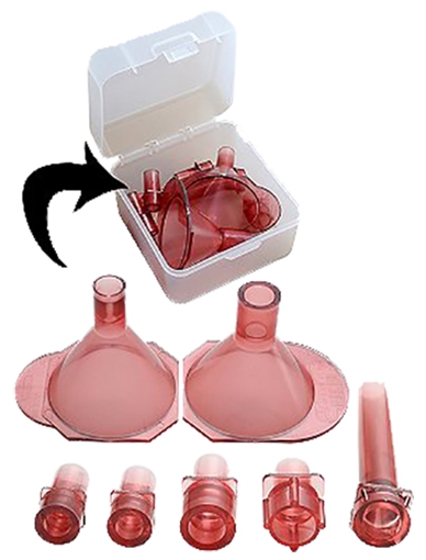Picture of MTM Case-Gard Universal Powder Funnel Kit Red Multi-Caliber Plastic AF7
