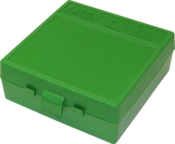 Picture of MTM P-64 Series Handgun Ammo Box for 50 AE 480 Ruger Green P64-50-10