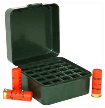Picture of MTM AMMO BOX SHOTSHELL TO 3" 1216& 20GA 25-ROUNDS F GRN S25D-11