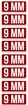 Picture of MTM Case-Gard Ammo Caliber Labels CL9MM