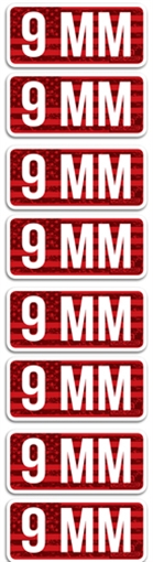 Picture of MTM Case-Gard Ammo Caliber Labels CL9MM