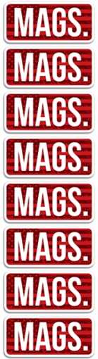 Picture of MTM Ammo Caliber Labels MAGS Red 8/ct CLMAGS