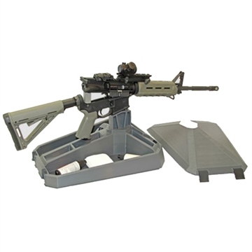 Picture of MTM ArmAR Modern Sporting Rifle Maintenance Stand for AR-15 DMPS Stule AR-10 Grey MSRMS