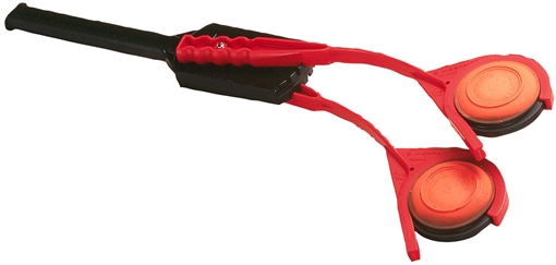 Picture of MTM Case-Gard EZ Throw Double Red Polymer Manual Cocking 31" Long Double Ambidextrous Hand EZDT40