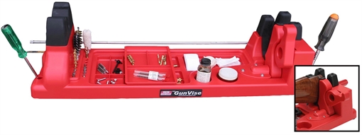 Picture of Mtm Case-Gard UNIVERSAL RIFLE & SHOTGUN MAINTENANCE VISE RED GV30