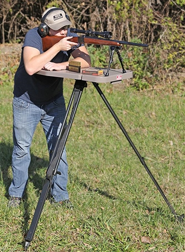 Picture of Mtm Case-Gard HIGH-LOW SHOOTING TABLE ADJUSTABLE HEIGHT DARK EARTH HLST