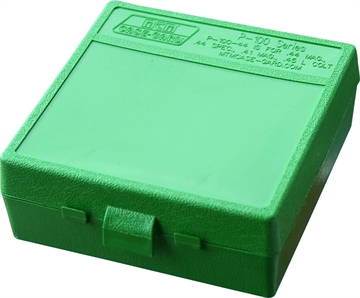 Picture of MTM CASE GARD FLIP-TOP BOX CARTRDG 41-45C 100-RD GREEN ( 24 PER CASE ) P-100-44-10 P1004410