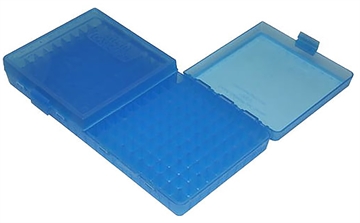 Picture of MTM Case-Gard Case-Gard 200 Series Multi-Caliber Handgun Clear Blue Polypropylene 200 rds P2004524