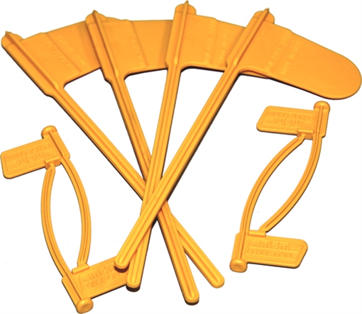 Picture of MTM PISTOL AND RIFLE CHAMBER INDICATOR FLAGS YELLOW 8 PACK ( 6 PER CASE ) CFP