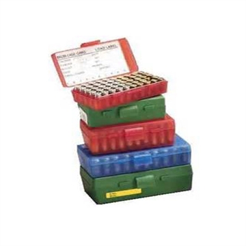 Picture of MTM Case Guard P-50 Series Handgun Ammo Box for 44/41/45 Mag 50 Rounds Green P50-44-10 P504410
