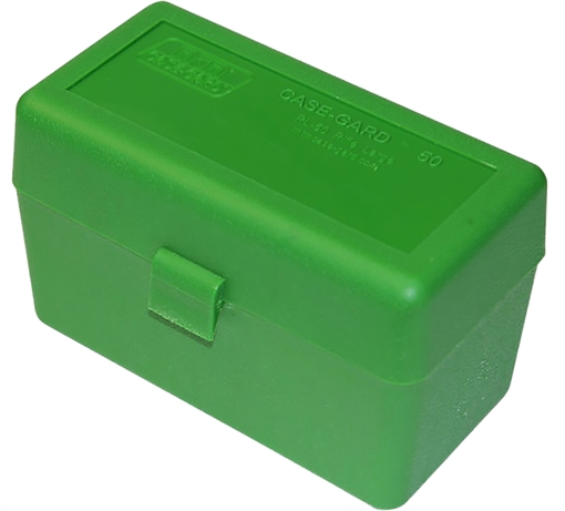 Picture of MTM CASE GARD FLIP-TOP BOX CARTRGE 25-06/270/30-06 50RD GREEN ( 24 PER CASE ) RL-50-10 RL5010