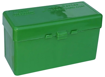 Picture of MTM Case-Gard Ammo Box Flip-Top 308Win/220Swift/243Win Green Polypropylene 60rd RM6010