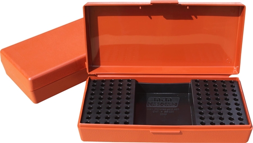 Picture of MTM Case-Gard SB-200 Multi-Caliber Rimfire Rifles Rust Polypropylene 100-250rd SB20032