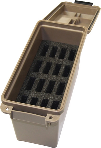 Picture of MTM AMMO TACTICAL MAG CAN HOLDS 16 1911 MAGAZINES DK EARTH ( 8 PER CASE ) TMC1911