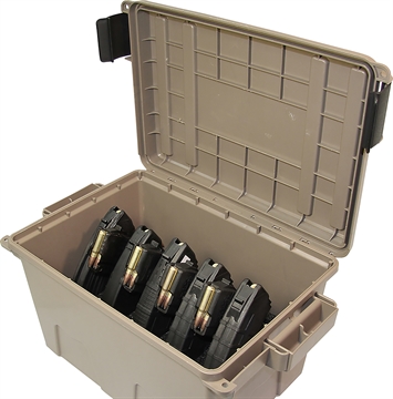 Picture of MTM Case-Gard Tactical Mag Can Dark Earth Plastic, 30rd Capacity, 7.62x39mm TMCAK