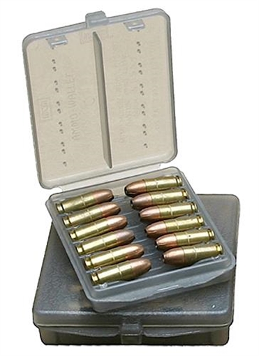 Picture of MTM Case-Gard Ammo Wallet Handgun 45 ACP 18rd Clear Smoke Polymer W184541