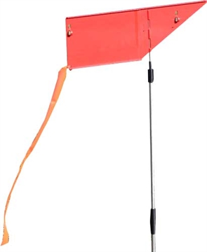 Picture of MTM WIND READER SHOOTING RANGE FLAG ORANGE W/FLAG AND STAKE WRF