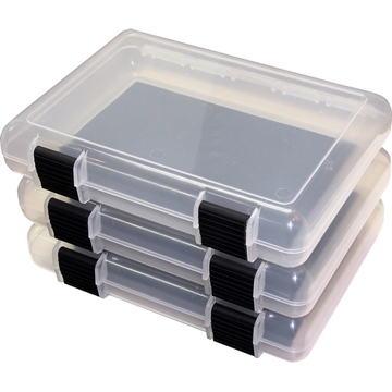 Picture of MTM IN SAFE STORAGE CASE 12 IN CLEAR FOR LARGER HGS ( 3 PACK ) 4 PER CASE ISC12