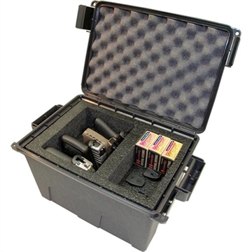 Picture of MTM TACTICAL PISTOL HANDGUN CASE 17.2" X 10.7 " X 9.2" DARK GREY 4 GUN ( 4 PER CASE ) TPC4