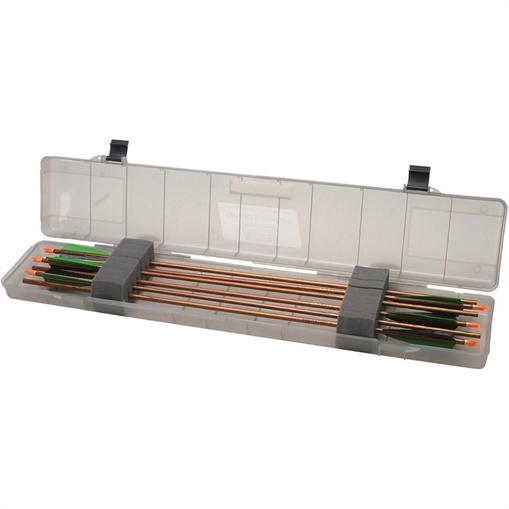Picture of MTM Ultra Compact Arrow Case Up to 32" Arrows Clear Smoke BHUC-41