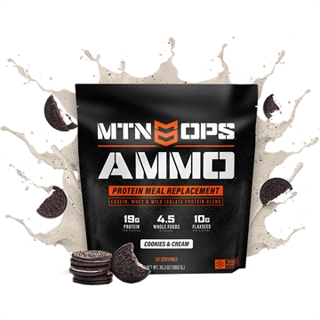 Picture of MTN OPS MTN Ops Ammo Whey Protein Cookies and Cream 3106950128