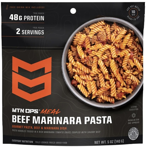 Picture of MTN OPS MTN Ops Freeze Dried Meal Pasta Marinara 2pk 4119970602