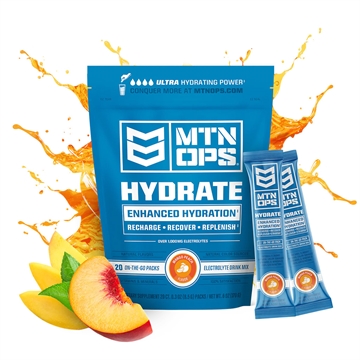 Picture of MTN OPS MTN OPS Hydrate Mango Peach - Trail Pack (20 count) 840359401017 8.40359E+11