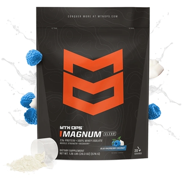 Picture of MTN OPS MTN Ops Magnum Clear Whey Protein Blue Raspberry Coconut (20 Scoops) 3148440120