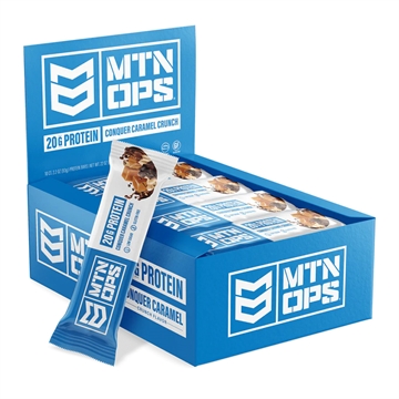 Picture of MTN Ops Protein Bar Conquer Carmel Crunch 10 pk. 6.45312E+11