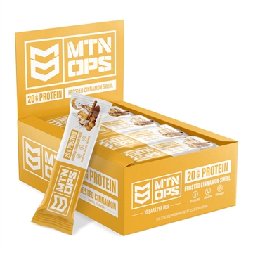 Picture of MTN Ops Protein Bar Frosted Cinnamon Swirl 10pk. 6.3436E+11
