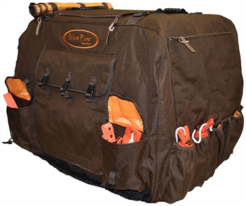 Picture of Mud River Dixie Insulated Kennel Cover Brown Polyester Medium 32" x 23" x 25" MRM1414