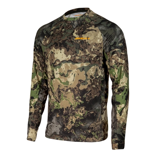 Picture of Muddy Base Layer Crew Long Sleeve Shirt Veil Canyon Hybrid L MUD-BL-CRW-VCH-L