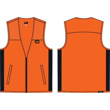 Picture of Muddy DV8 Lightweight Hunting Vest Blaze Orange 2XL MUD-LW-VEST-BO-2X